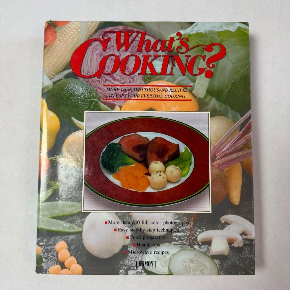 What's‎ Cooking? Cookbook 2000+ Recipes 1990 Hardcover ISBN 2-921171-34-1